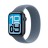 Часы Apple Watch SE 3, 44 mm, Solo Loop (полуночный черный/синий), размер M/L