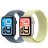 Часы Apple Watch SE 3, 44 mm, Solo Loop (полуночный черный/синий), размер M/L