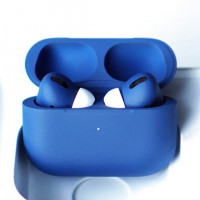 Беспроводные наушники Apple AirPods Pro Color матовый синий (полная покраска) (002112103)