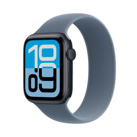 Часы Apple Watch SE 3, 40 mm, Solo Loop (полуночный черный/синий), размер S/M
