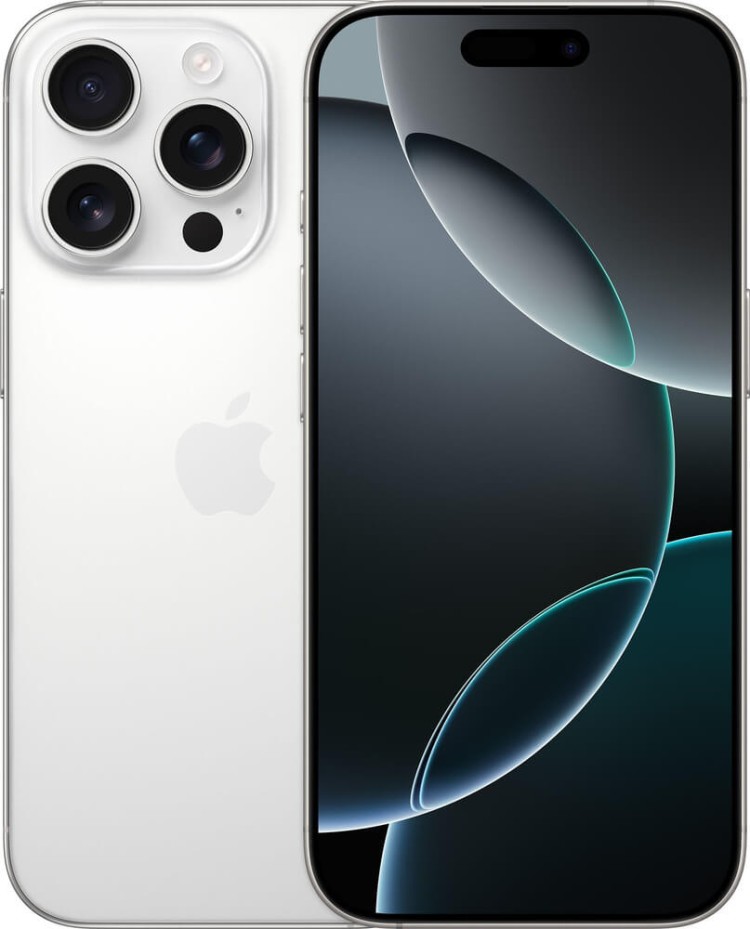 Смартфон Apple iPhone 16 Pro 128GB титановый белый