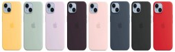 Силиконовый чехол для Apple iPhone 14 (цвет в ассортименте)