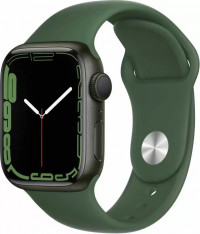 Часы Apple Watch Series 7 45 мм (зелёный клевер) (MKN73)