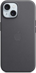 Чехол для iPhone 15 Apple MagSafe FineWoven (черный)