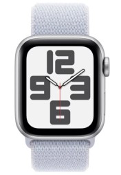 Apple Watch SE 2, 44 мм ремешок Sport Loop (серебристый)