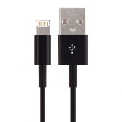 Кабель Apple Lightning - USB 1м (черный)