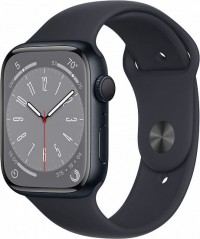 Часы Apple Watch Series 8, 41 мм спортивный ремешок (темная ночь) (MNP53)
