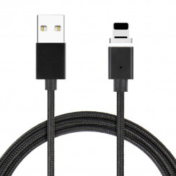 Кабель magnetic charging Apple Lightning - USB (черный)