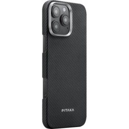 Чехол для iPhone 16 Pro Max Pitaka Ultra-Slim Case (черный)